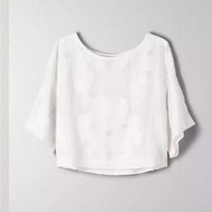 Aritzia Blayze T-Shirt Blouse - Black, XS